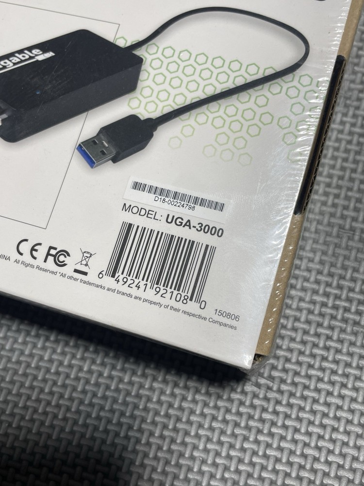 NEW Plugable USB 3.0 Multi-Display Adapter Model UGA-3000