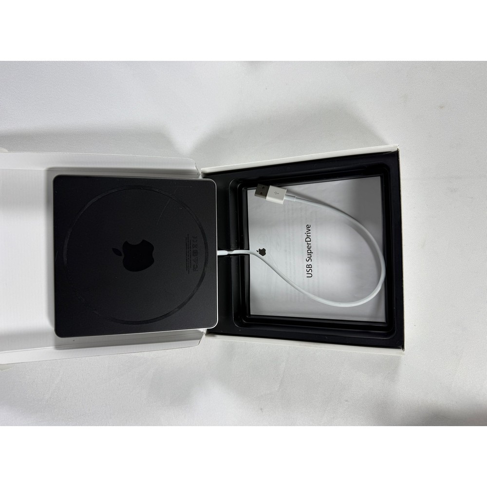 Apple USB SuperDrive A1379 External DVD CD Drive MD564LL/A w/ Box Tested