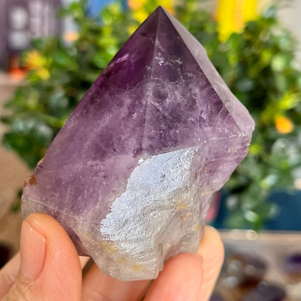210g Natural Amethyst geode quartz clustercrystal specimen Healing