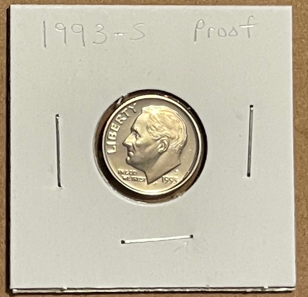 1993 S Proof Roosevelt Dime