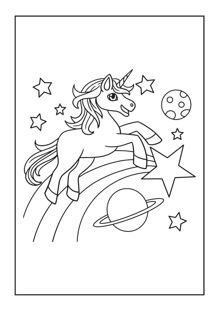 Unicorn Fun Activity Coloring Book eLearning INSTANT DIGITAL DOWNLOAD