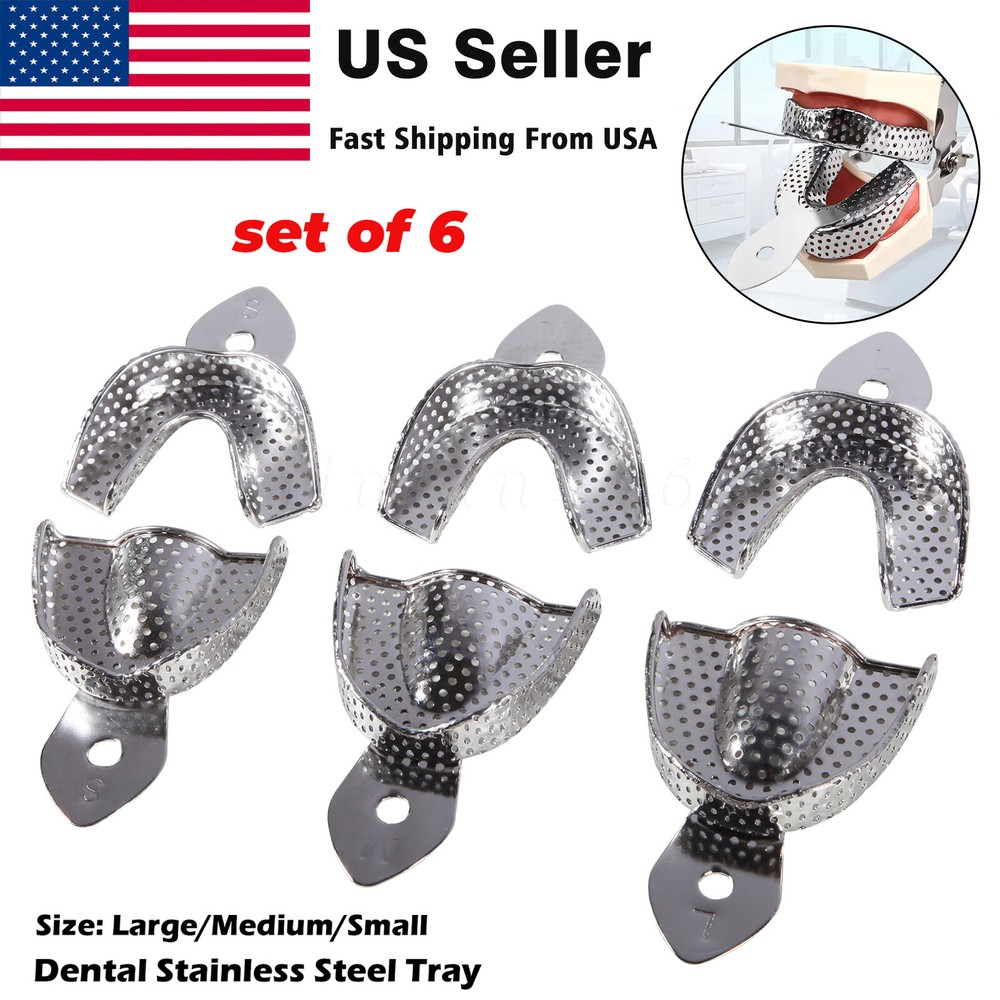Dental Impression Tray 6 pcs