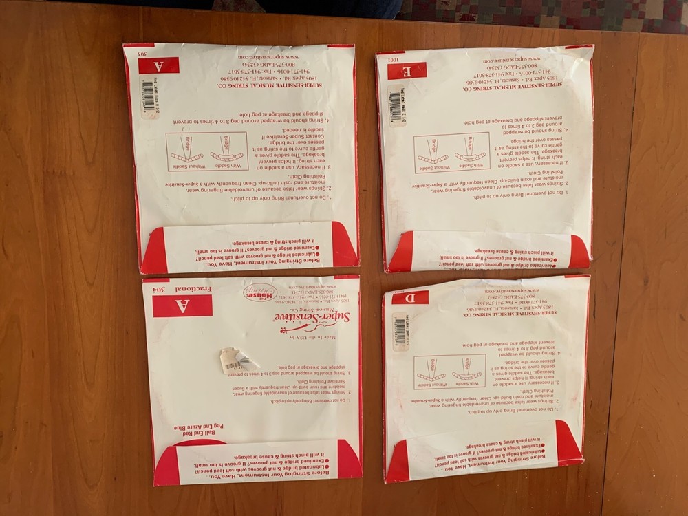 Red Label 1/2 Upright Bass Single String