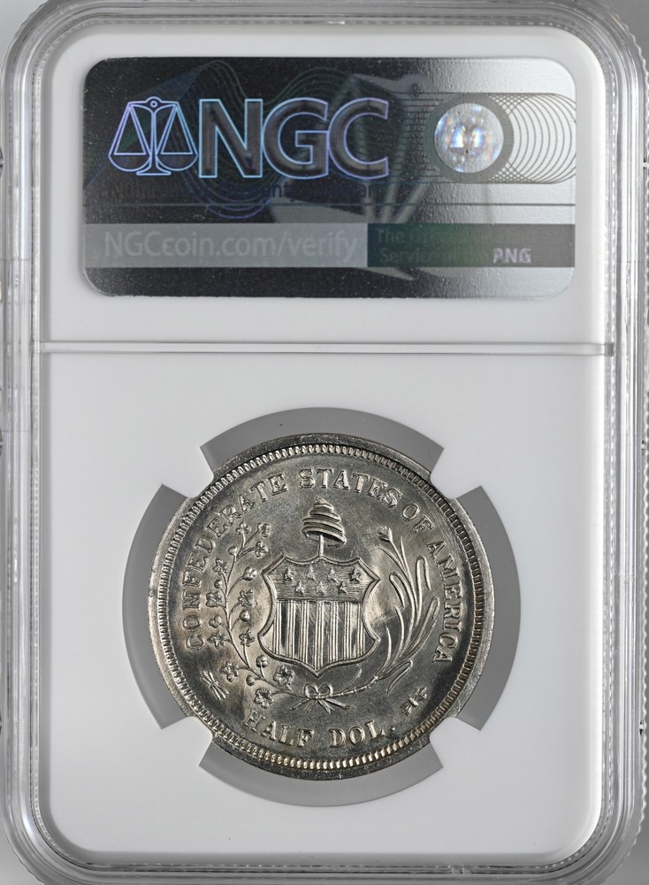 1947 50C ROBERT E. LEE (CSA) C SMITH SO-CALLED HALF DOLLAR NGC MS63 #8405244-032