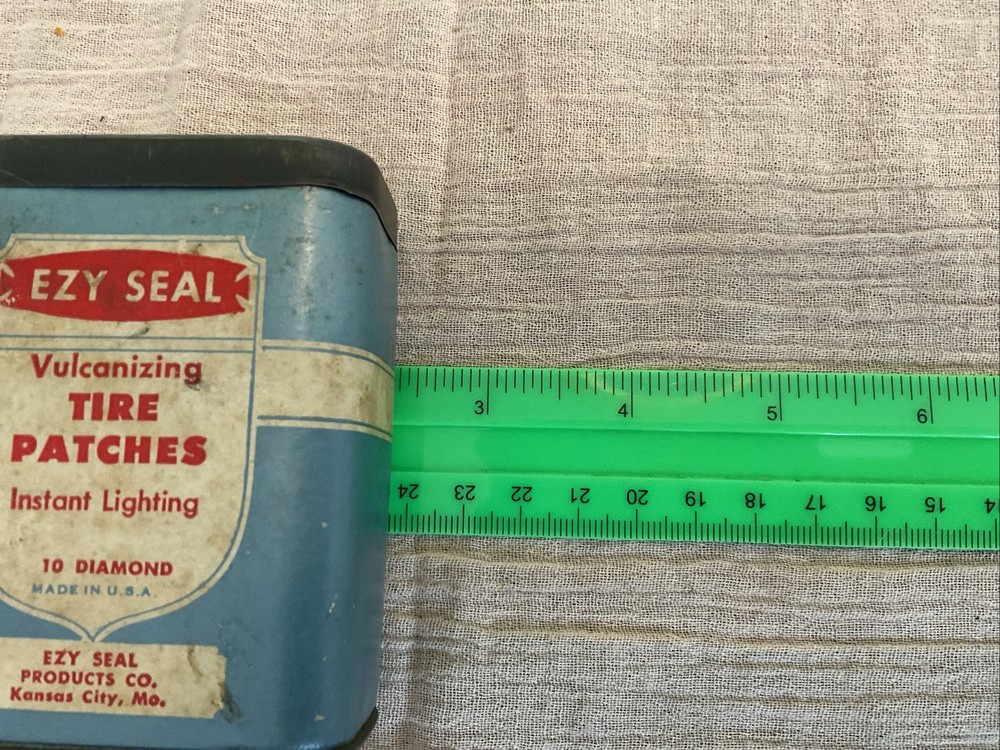 EZY Seal Vulcanizing Tire Patches Instant Lighting EMPTY CONTAINER