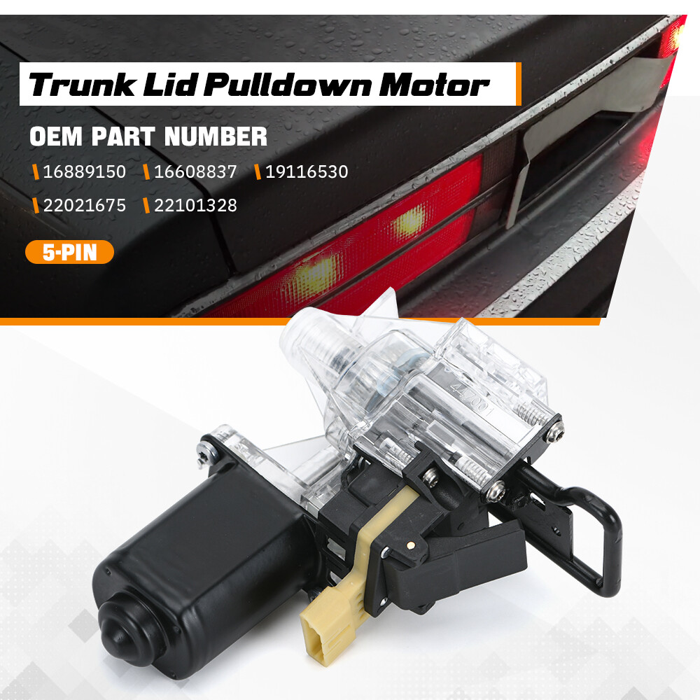 For Cadillac DeVille Rear Tailgate Latch Lid Pull Down Motor Actuator w/Housing