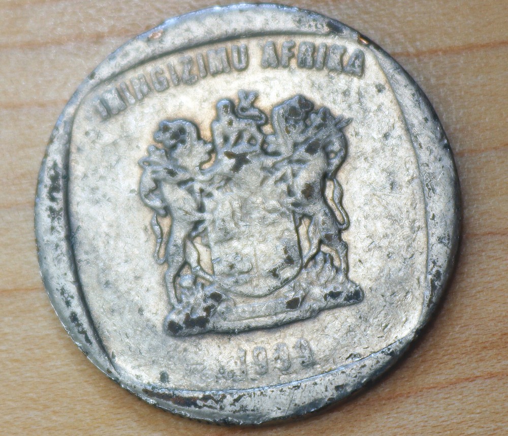 1999 South Africa 5 Rand Wildebeest