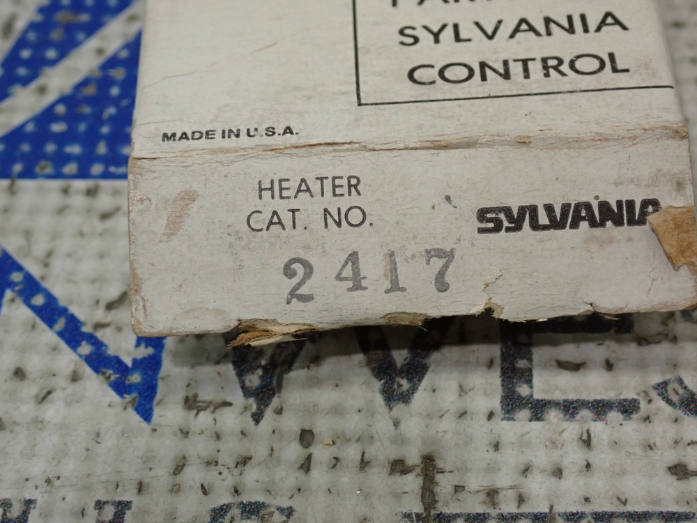 Sylvania 2417 Overload Heater Element New