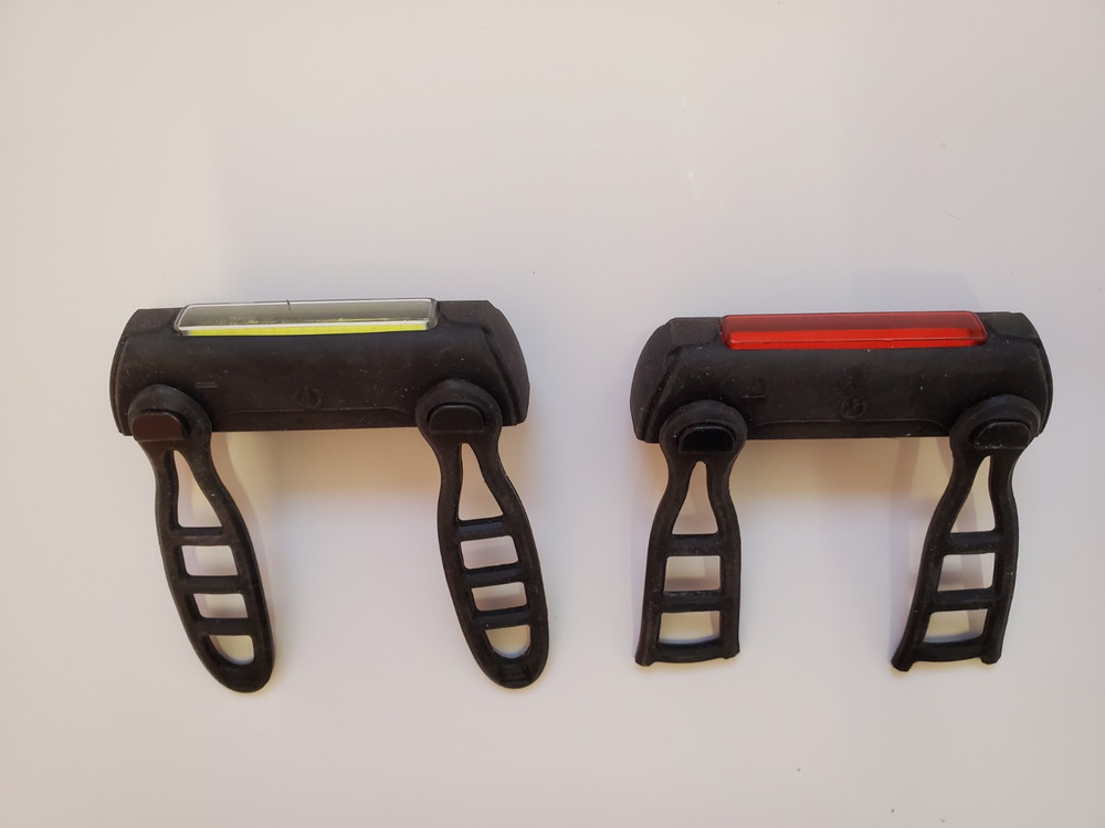 Boosted board Front and  Rear Shread lights tested
