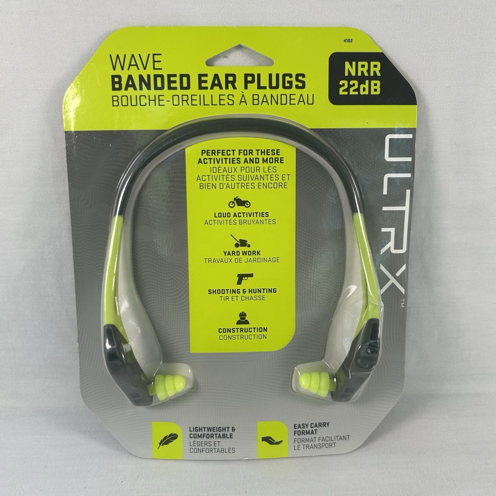 Wave Banded Ear Plugs NRR22dB. 4102.    G17