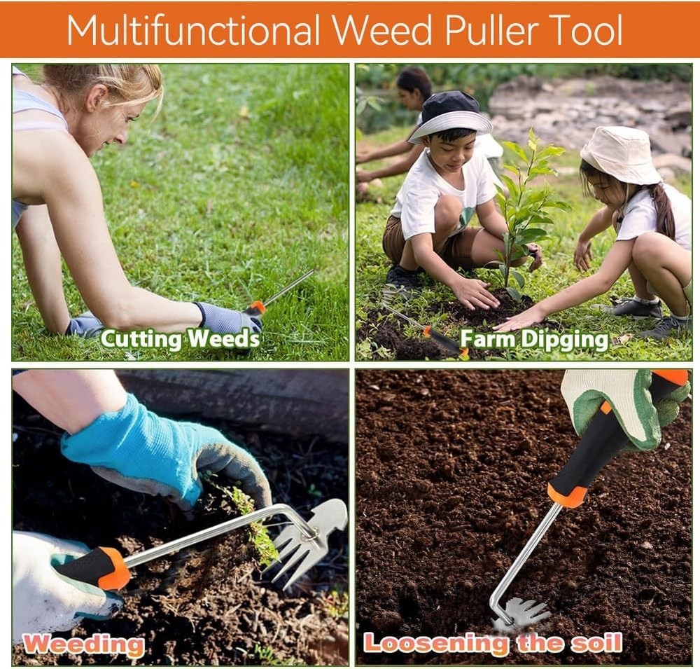 Weed Puller Tool Garden Weed Pulling Tool, 2025 New Durable Garden Weed Pulling