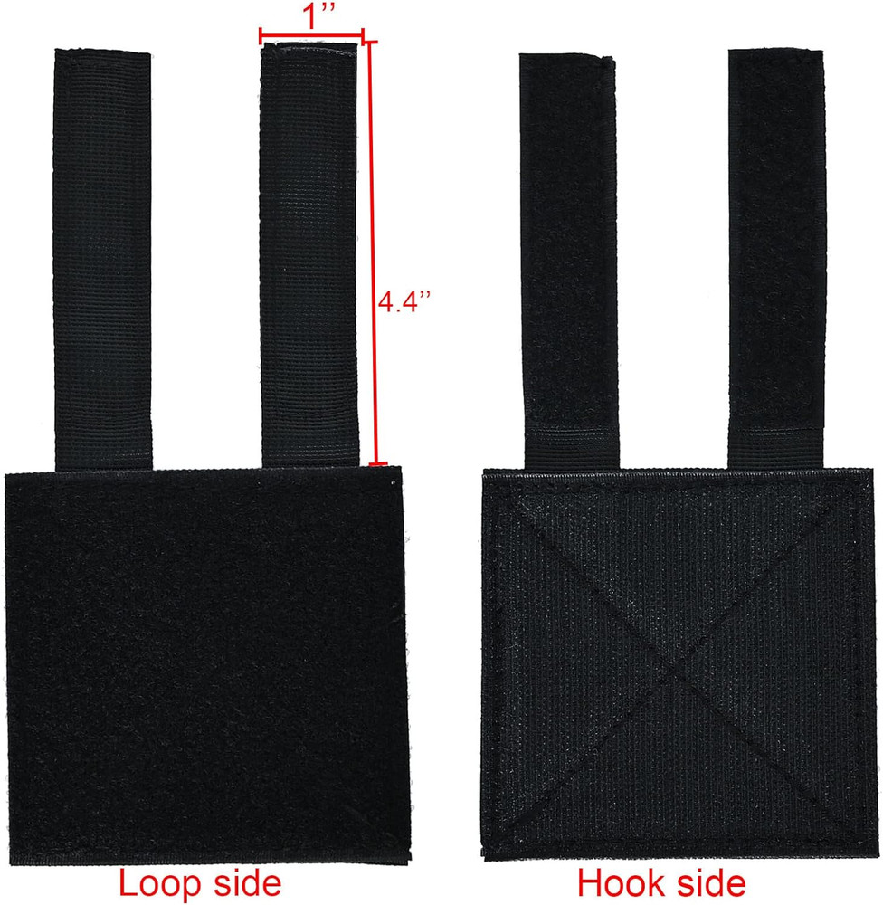 Molle Patch Panel,Hook&Loop Adapter Panel for Patch Badges,Tactical Molle Hook a