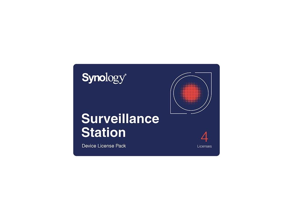 Synology IP Camera License Pack for 4 (CLP4)