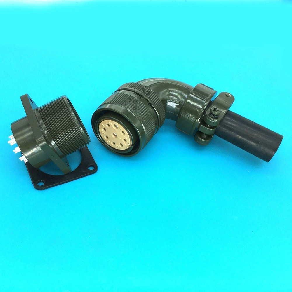 9-Pin Right Angle Encoder servo motor Aviation plug connector MS3102 3106A20-16S