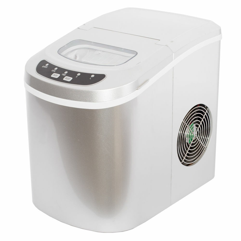 220V Countertop Ice Maker Portable Ice Machine Compact Mini Chip Maker Nugget
