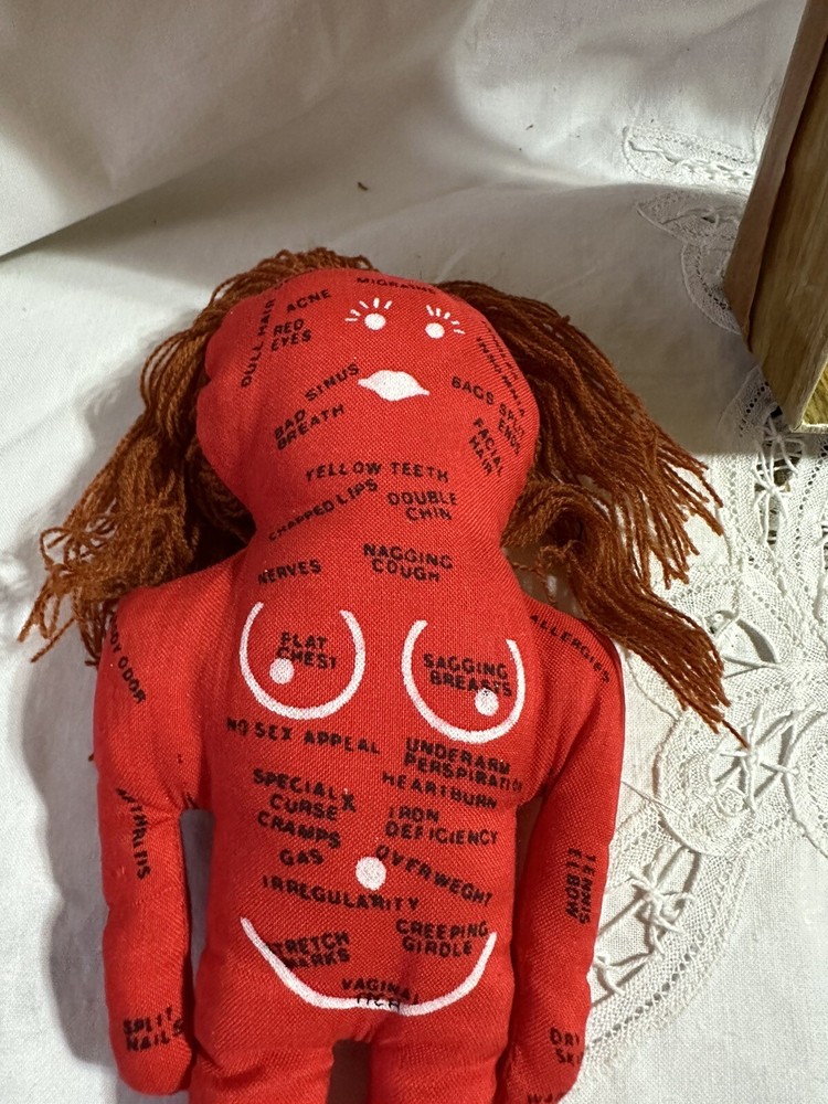 ESTATE VINTAGE BLACK MAGIC VOODOO DOLL