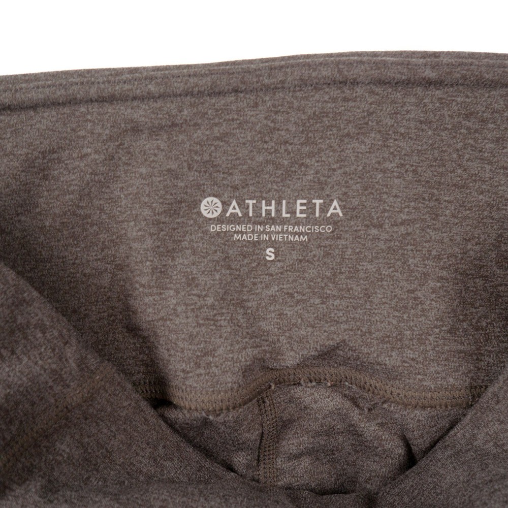 Athleta Heather Gray Cropped Leggings Womens Small S Pull On