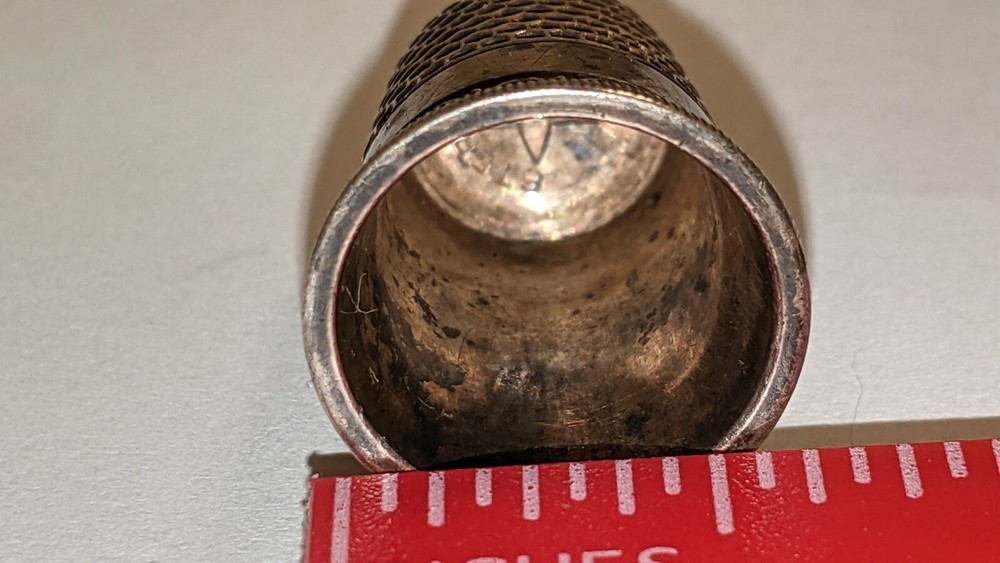 Waite Thresher Sterling Silver Thimble