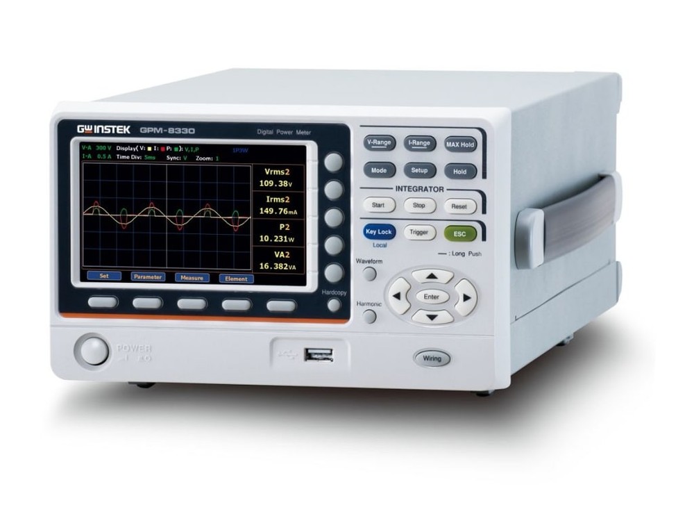Instek GPM-8330 - Digital Power Meter with LAN/USB/RS-232 Interface, 3-Channels