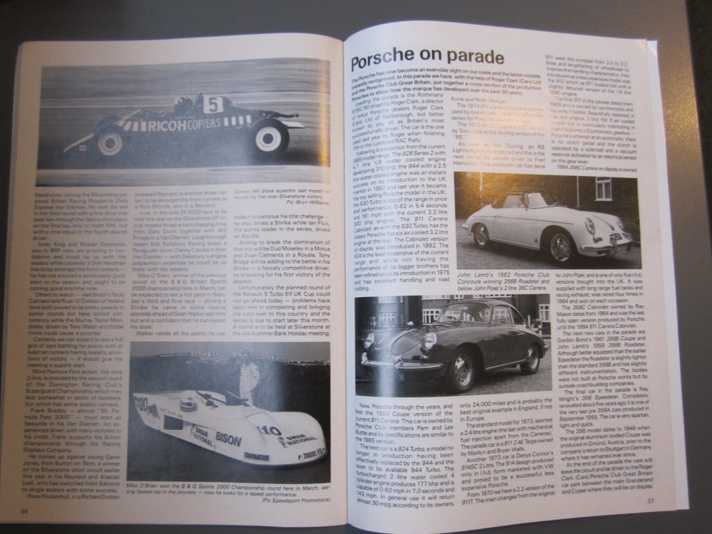 Silverstone 1000 KM World Endurance programme 12 May 1985