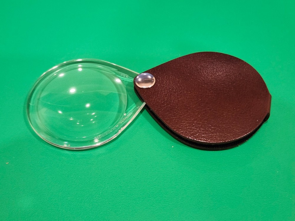 Eschenbach Classic Leather Folding Pocket Magnifiers - (60mm / 3.5x)