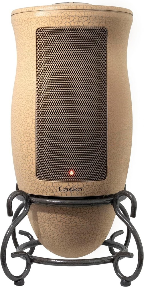 Lasko 6435 Ceramic Tower Space Heater 1500W Oscillating Remote Timer 16"