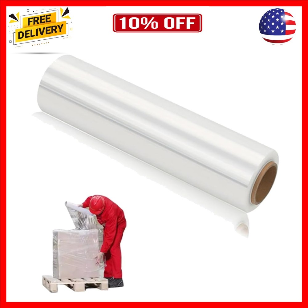 Roll Heavy Duty Plastic Moving Wrap 11.8" X 500FT