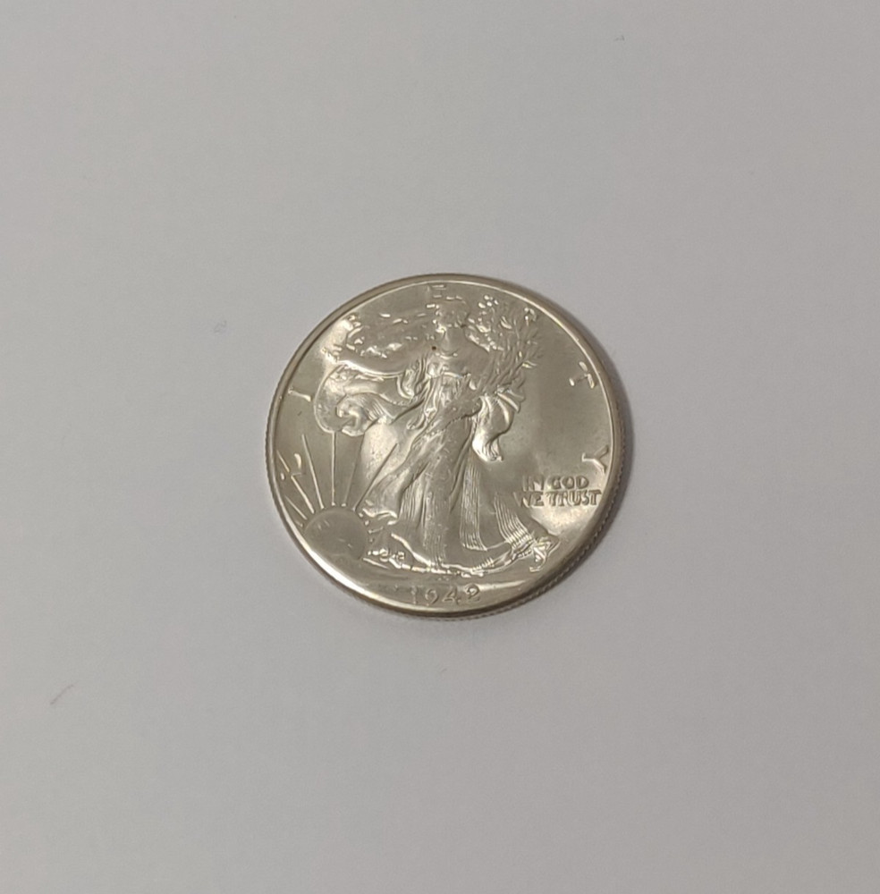 1942 WALKING LIBERTY HALF DOLLAR