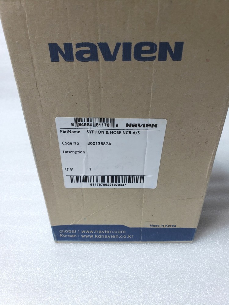 NAVIEN 30013687A SYPHON AND HOSE NCB A/S, N£W IN BOX