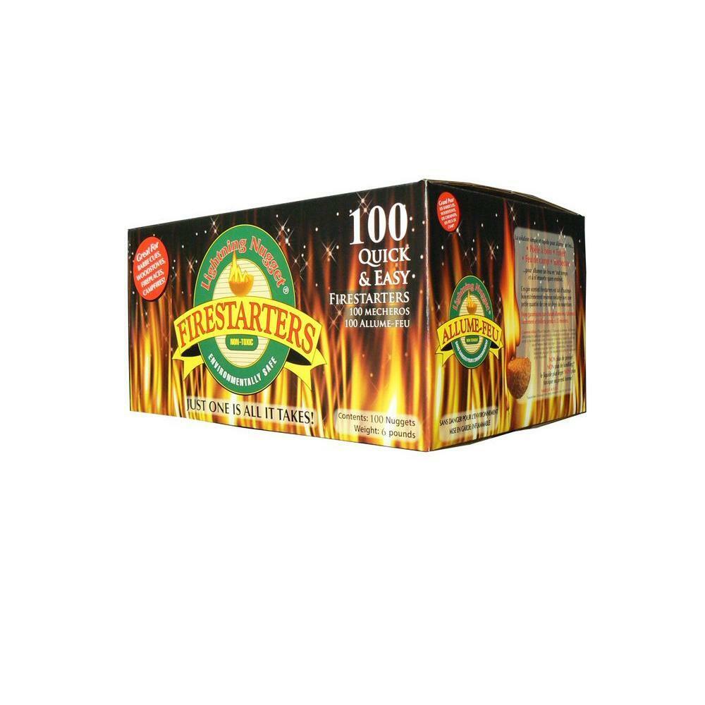 100-Count Firestarter Nuggets Fireplaces Non-toxic