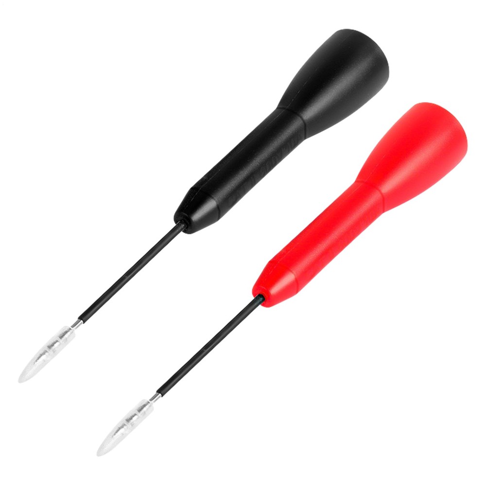 2pcs Car Multimeter Test Probe Pins Wire Piercing Needle Tip For Socket Plug
