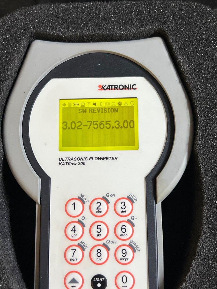 Katronic KATflow 200 Handheld Digital Ultrasonic Flow Meter