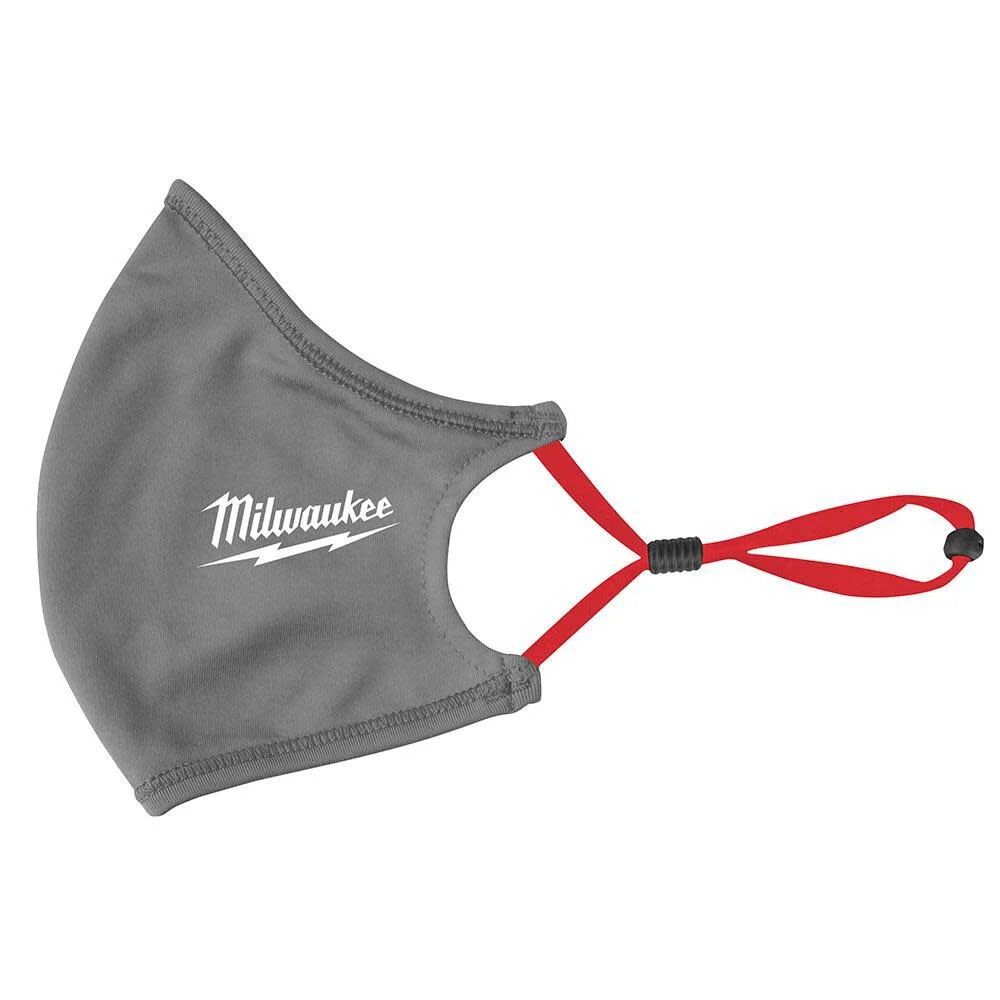 Milwaukee 10Pk Gray 2-Layer Face Mask