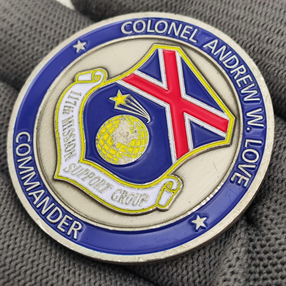 USAF 117th Mission Support Group Challenge Coin