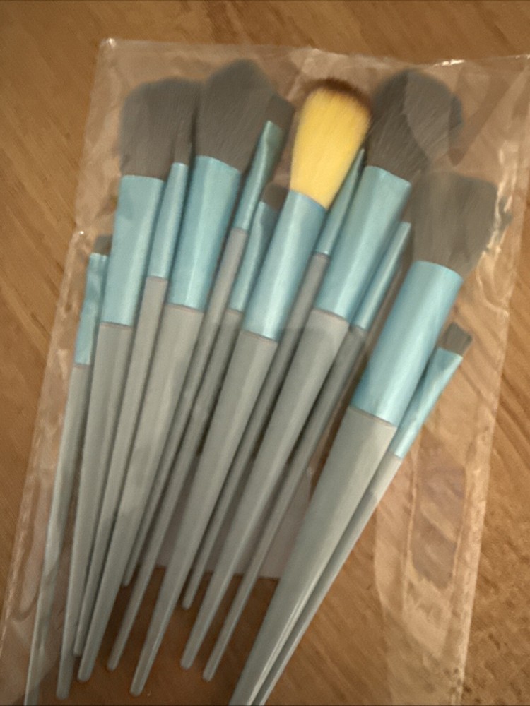 Makeup Brushes Set 13 pcs Blue NEW