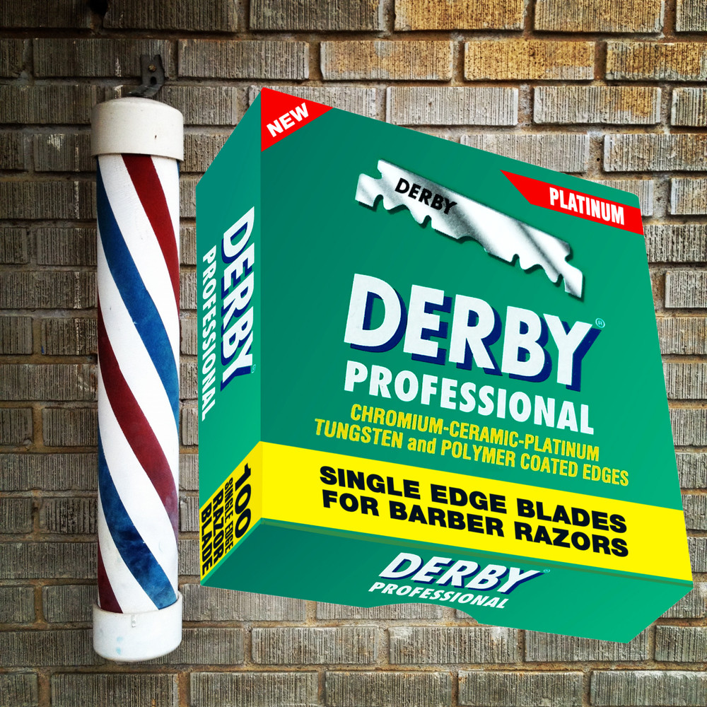 1000 Derby Professional Single Edge Razor Blades