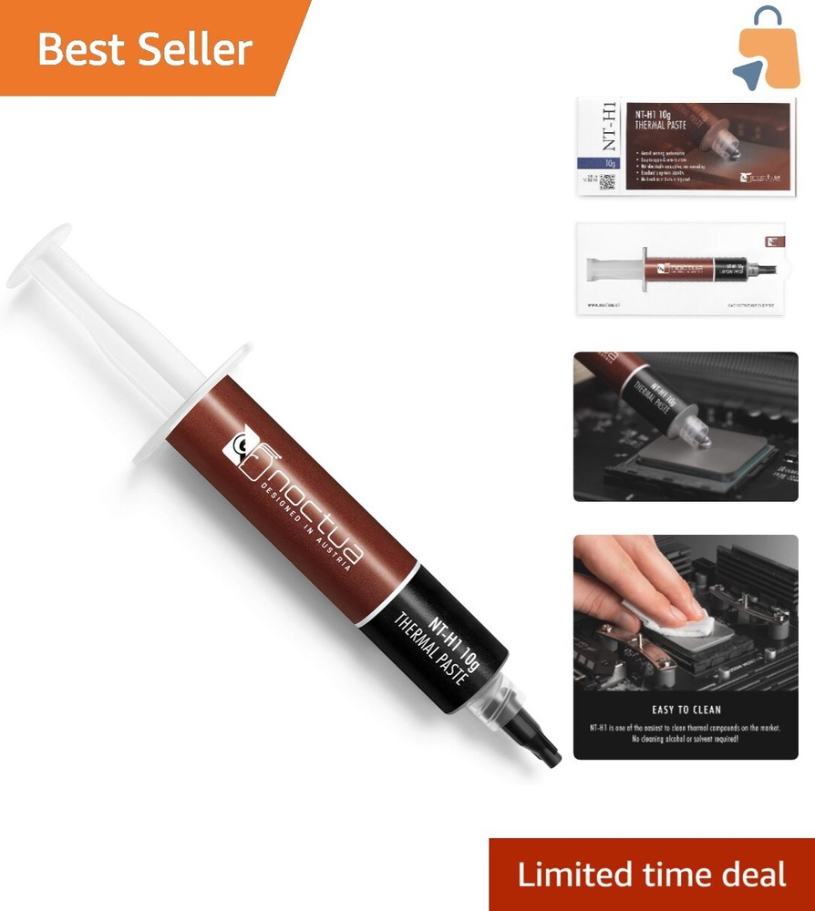 10g Premium Thermal Paste for Efficient Cooling - Compatible with PCs & Consoles