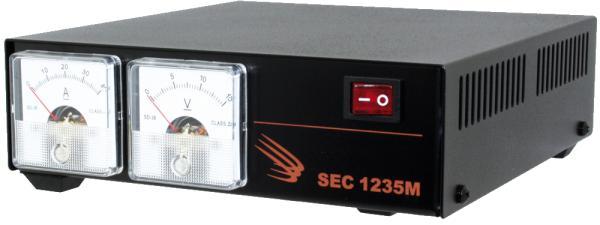 SAMLEX SEC-1235M 30A Switching Power Supply w/ Metters