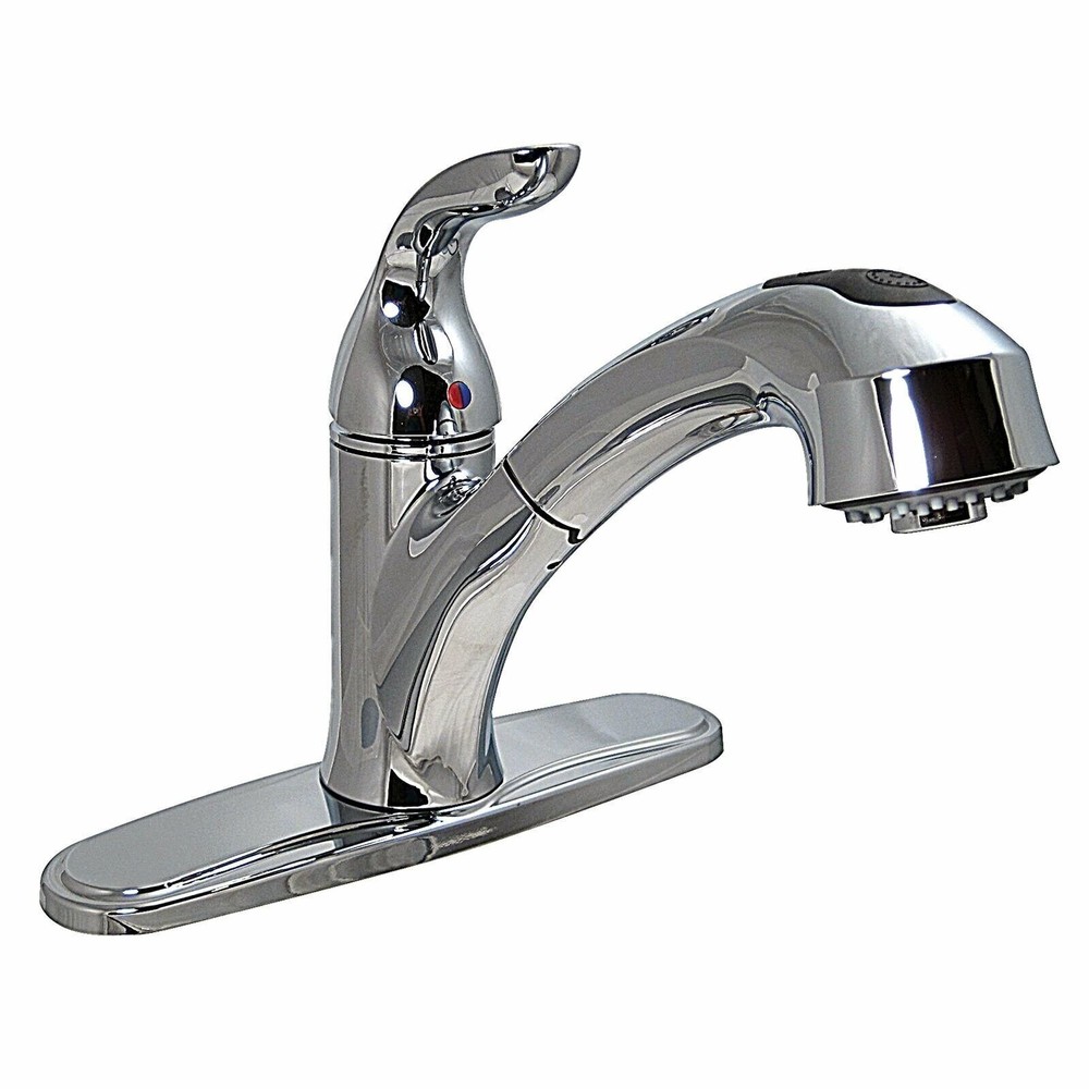 Phoenix Valterra PF231341 Single-Handle Pull Out Hybrid Kitchen Faucet-Chrome