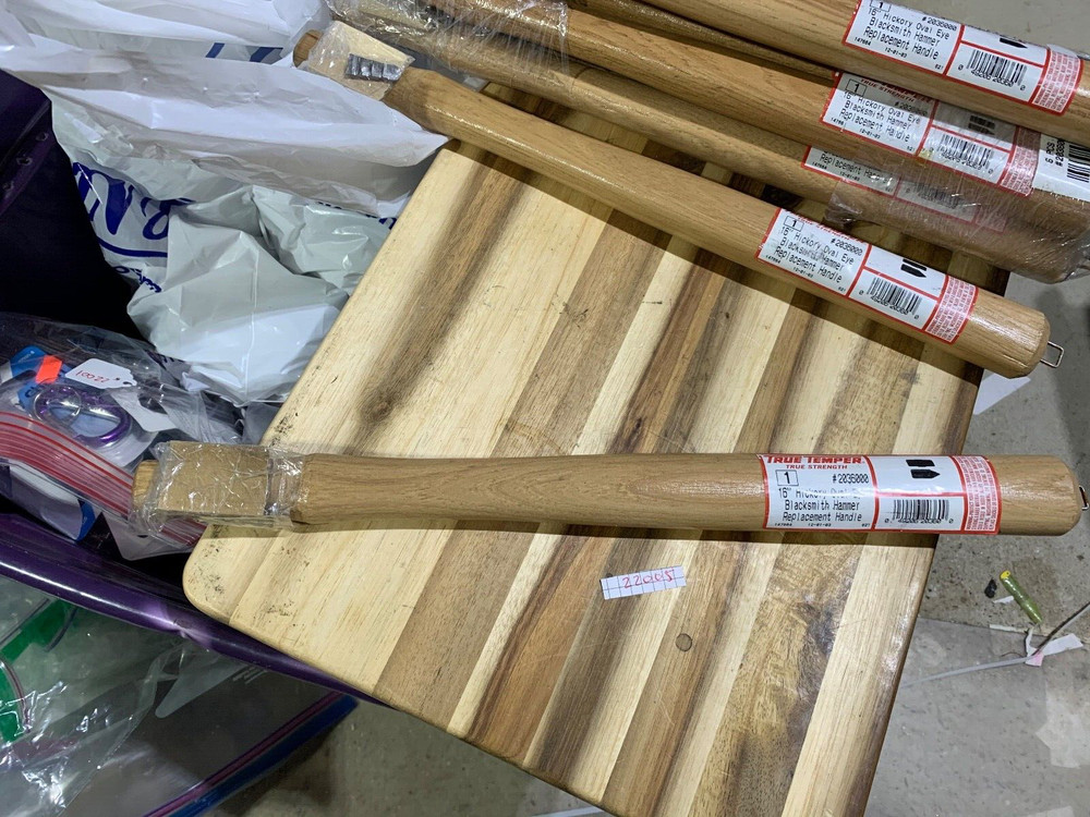 True Temper 16" Hickory Oval Eye Blacksmith handle replacement & wedge  (22005)