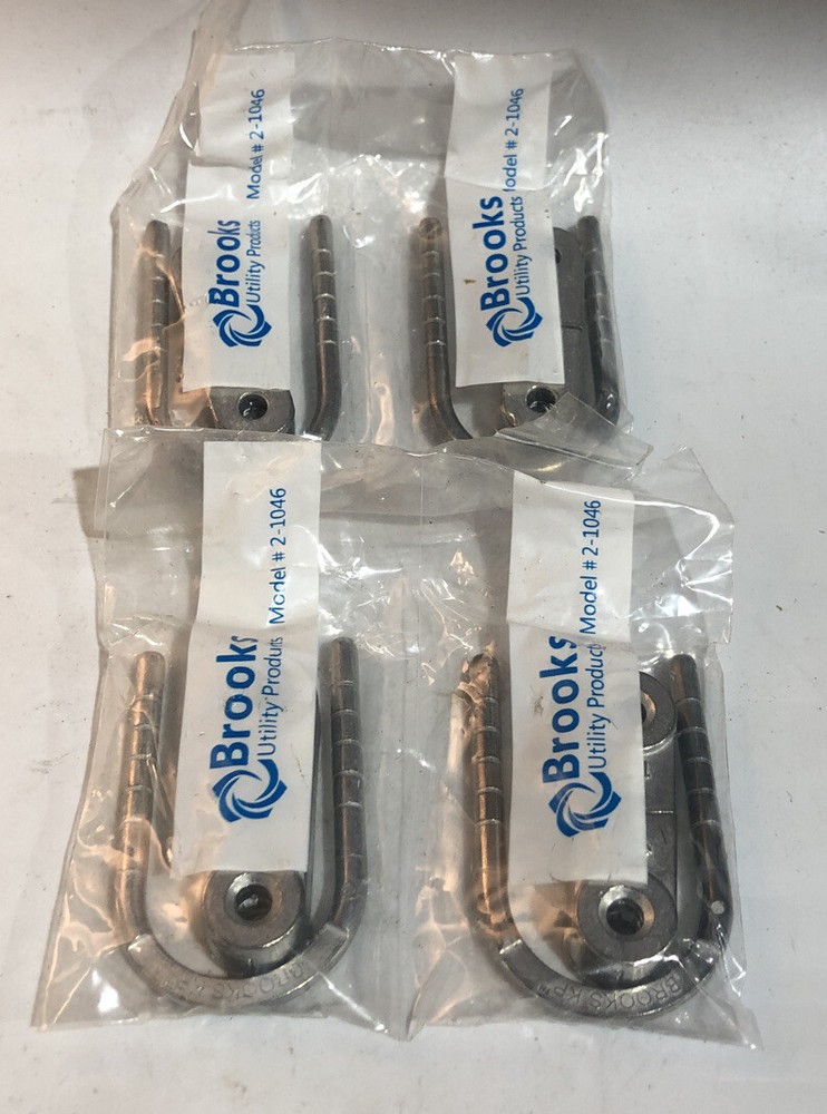 12 pack! Brooks Utility Products 2-1046 Single Use Keyless Padlock