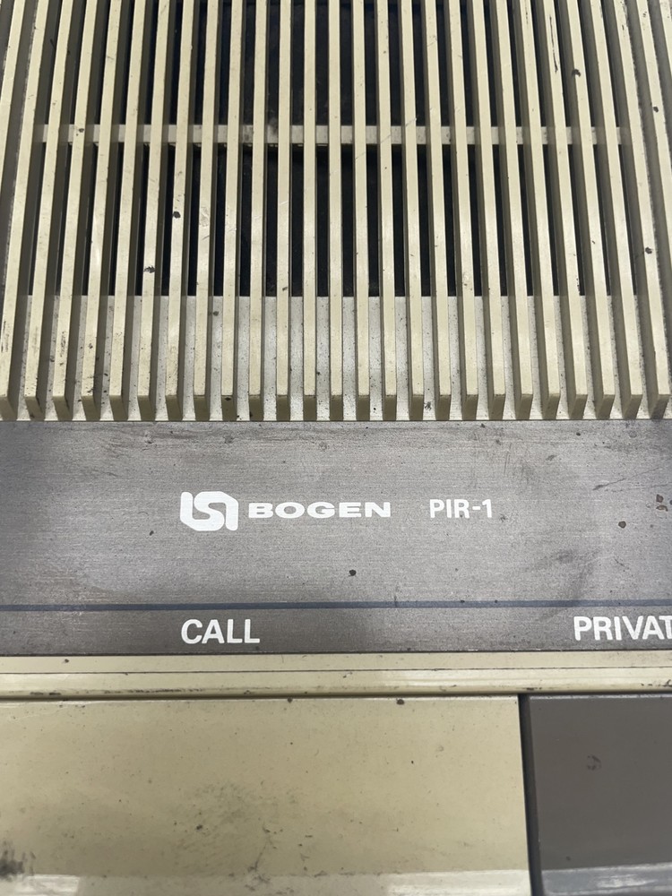 BOGEN PIR-1 INTERCOM UNMP
