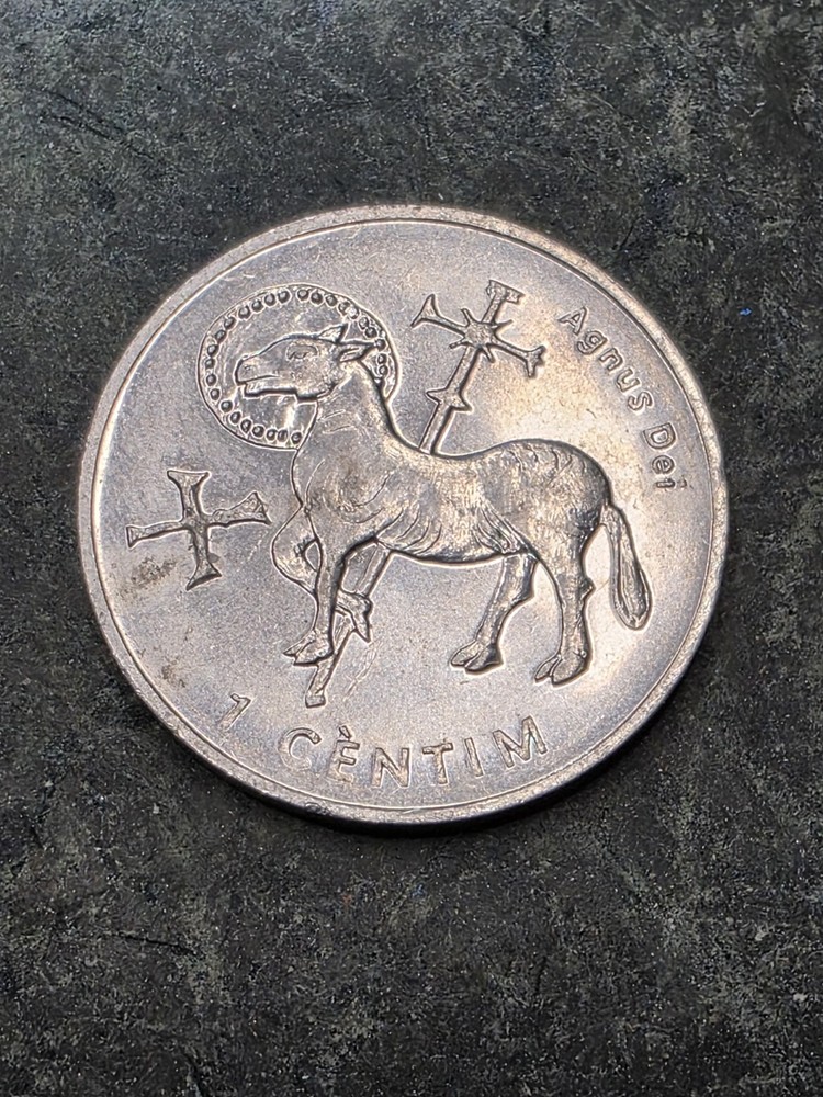 2002 ANDORA 1 CENTIM COIN