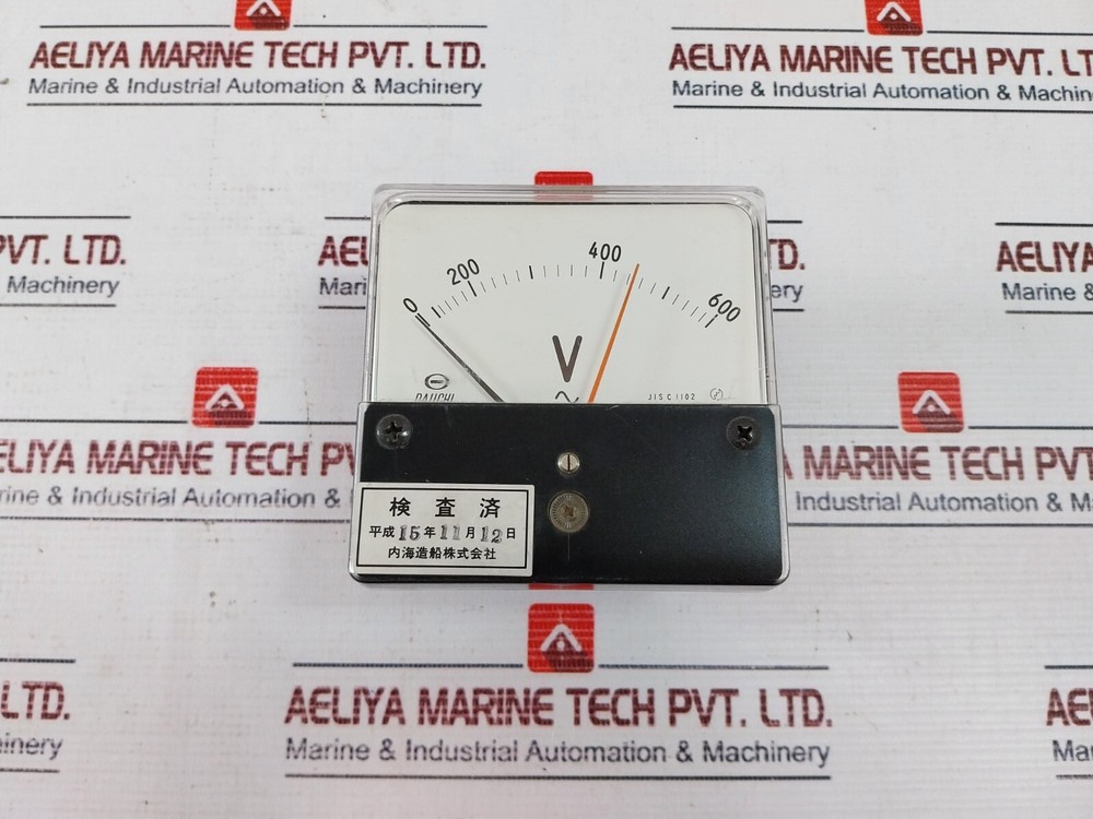 Daiichi JIS C 1102 Voltmeter 0-600 V