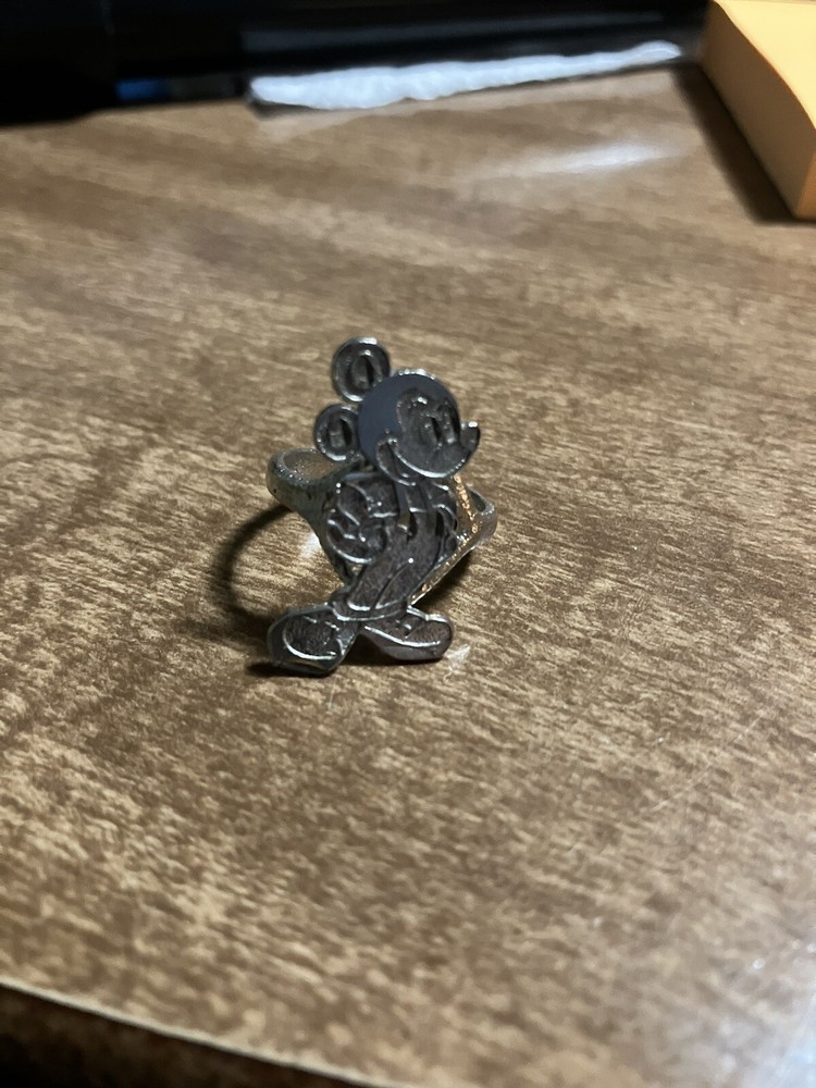 Mickey Mouse Sterling Silver Ring Size 7.75