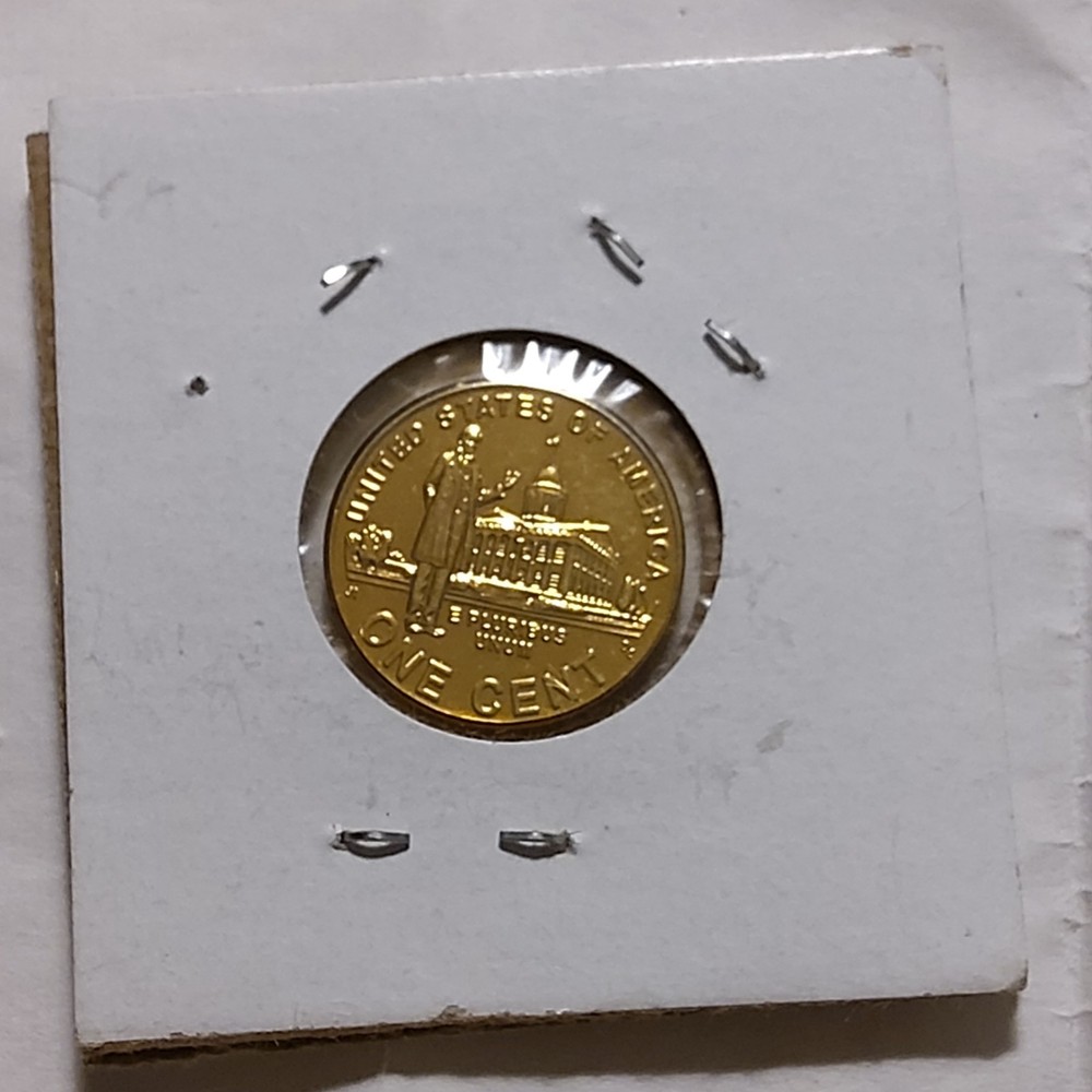 2009 Lincoln Cent, Penny - Gold Plated -