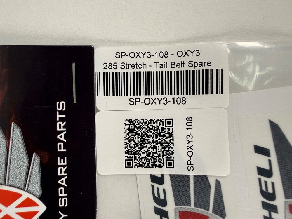 OXY HELI OXY 3 285 STRETCH TAIL BELT SPARE SP-OXY3-108