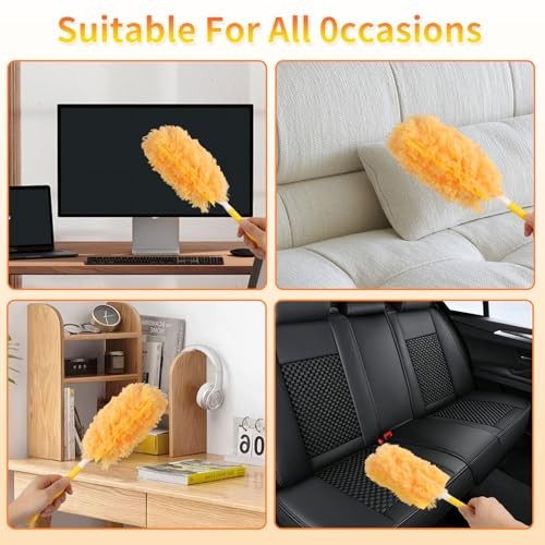 Count Duster Refill for Swiffer Duster with 1 Handle - 360° Multi-Surface 18