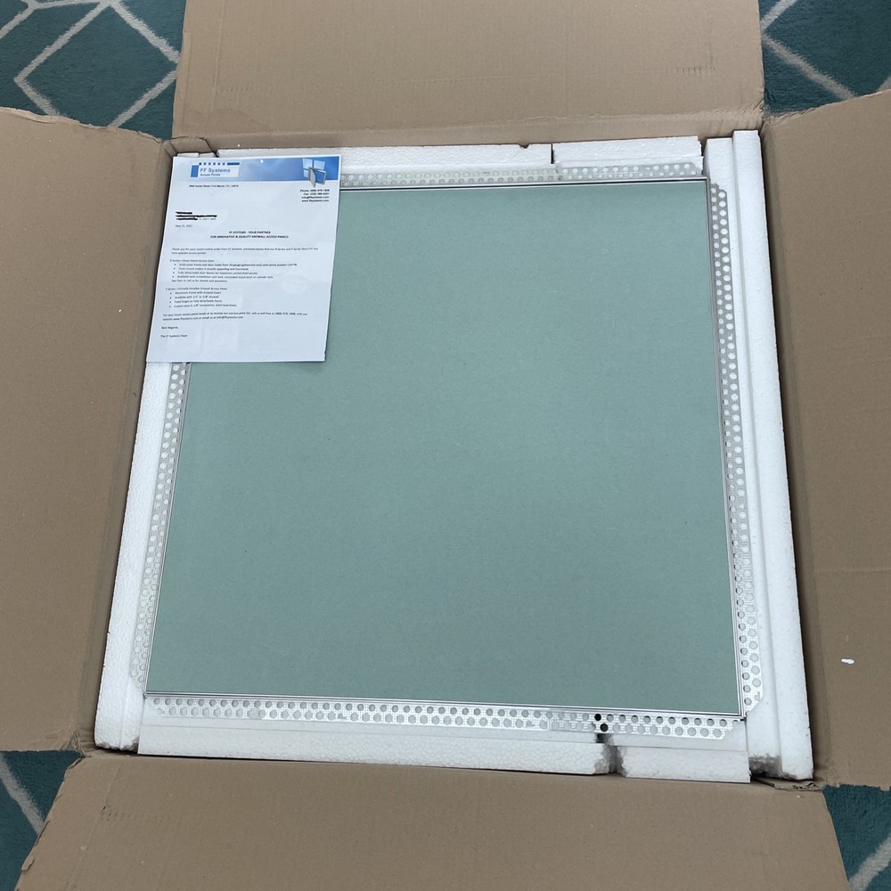 24" x 24" Drywall Inlay Panel with Fully Detachable Hatch - FF Systems