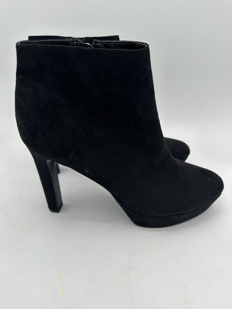Nine West Glowup Platform Booties Size 10 Black